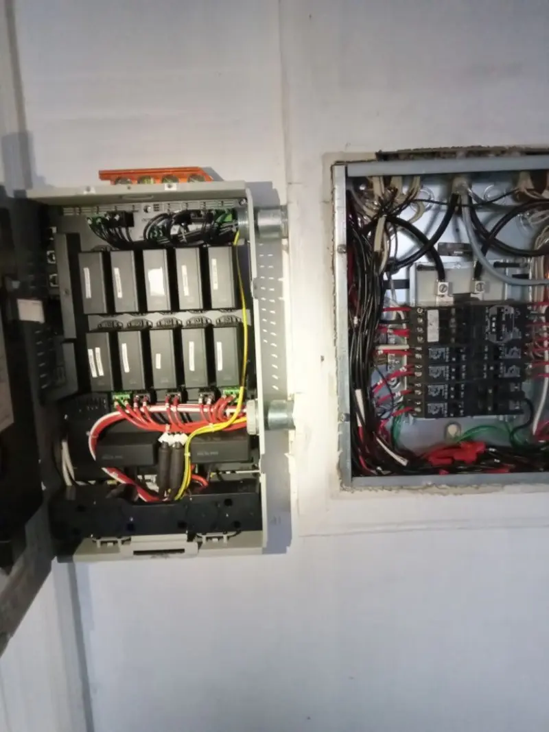 Electrical panel upgrade completed for Commercial Electrician Services in St. Michael